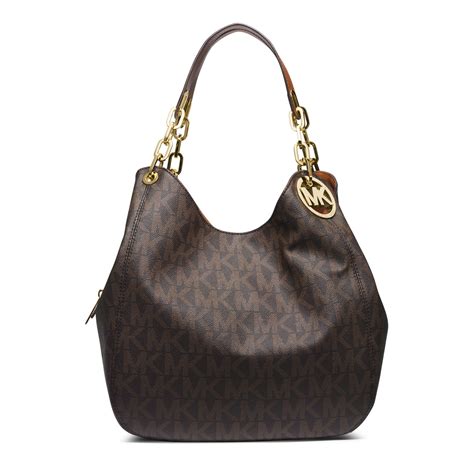 do all michael kors bags have a logo lining|michael kors large logo bag.